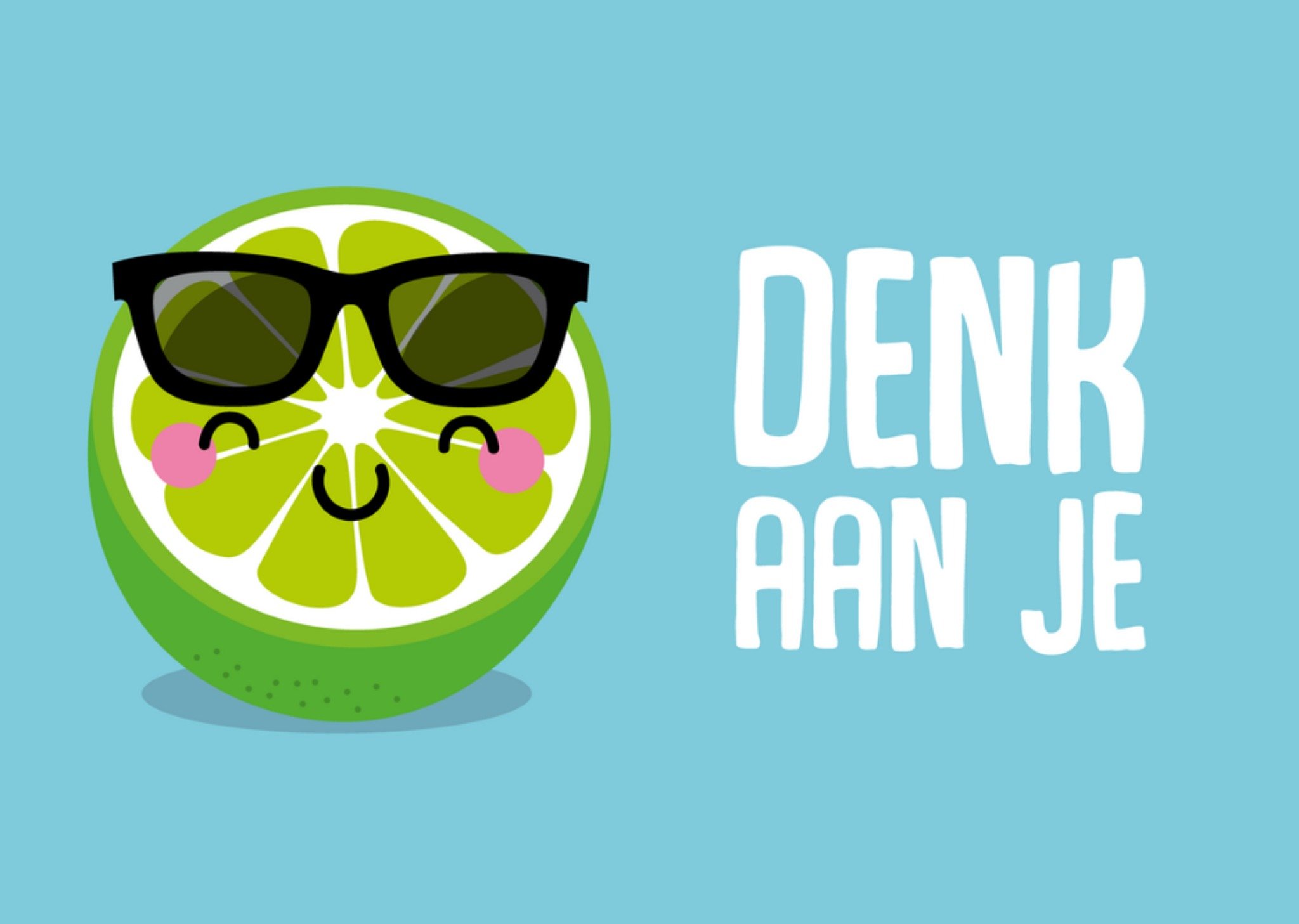 Denken aan kaart limoen zonnebril Paperclip