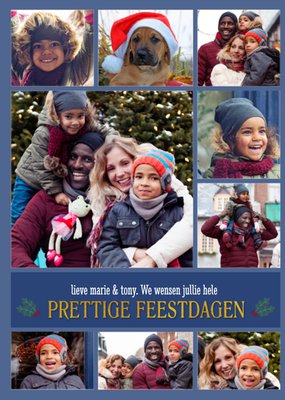 Collage Foto Upload Feestdagen Kaart