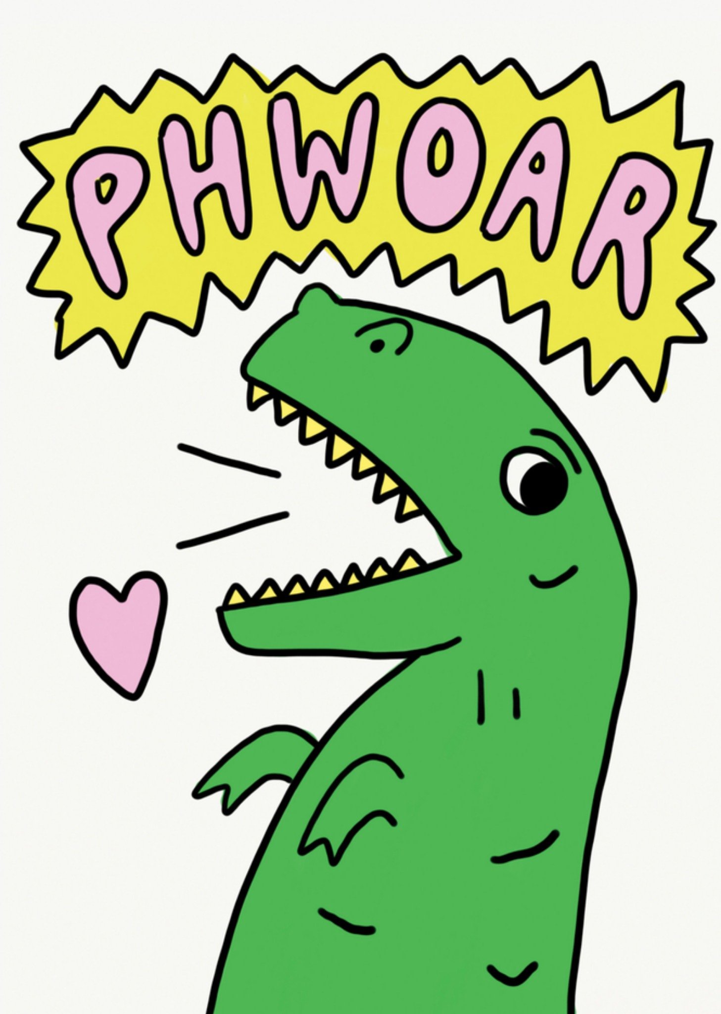 Verjaardagskaart dino Kaart Jolly Awesome