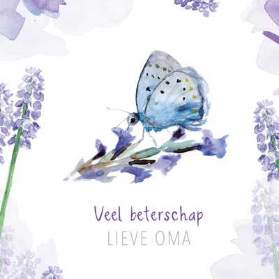 Michelle Dujardin | Beterschapskaart | lieve oma