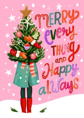 Aniet Illustration | Kerstkaart | Merry Everything