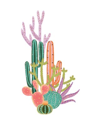 Melolelo | Condoleancekaart | Cacti