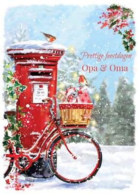 Ling design | Kerstkaart | Opa en Oma