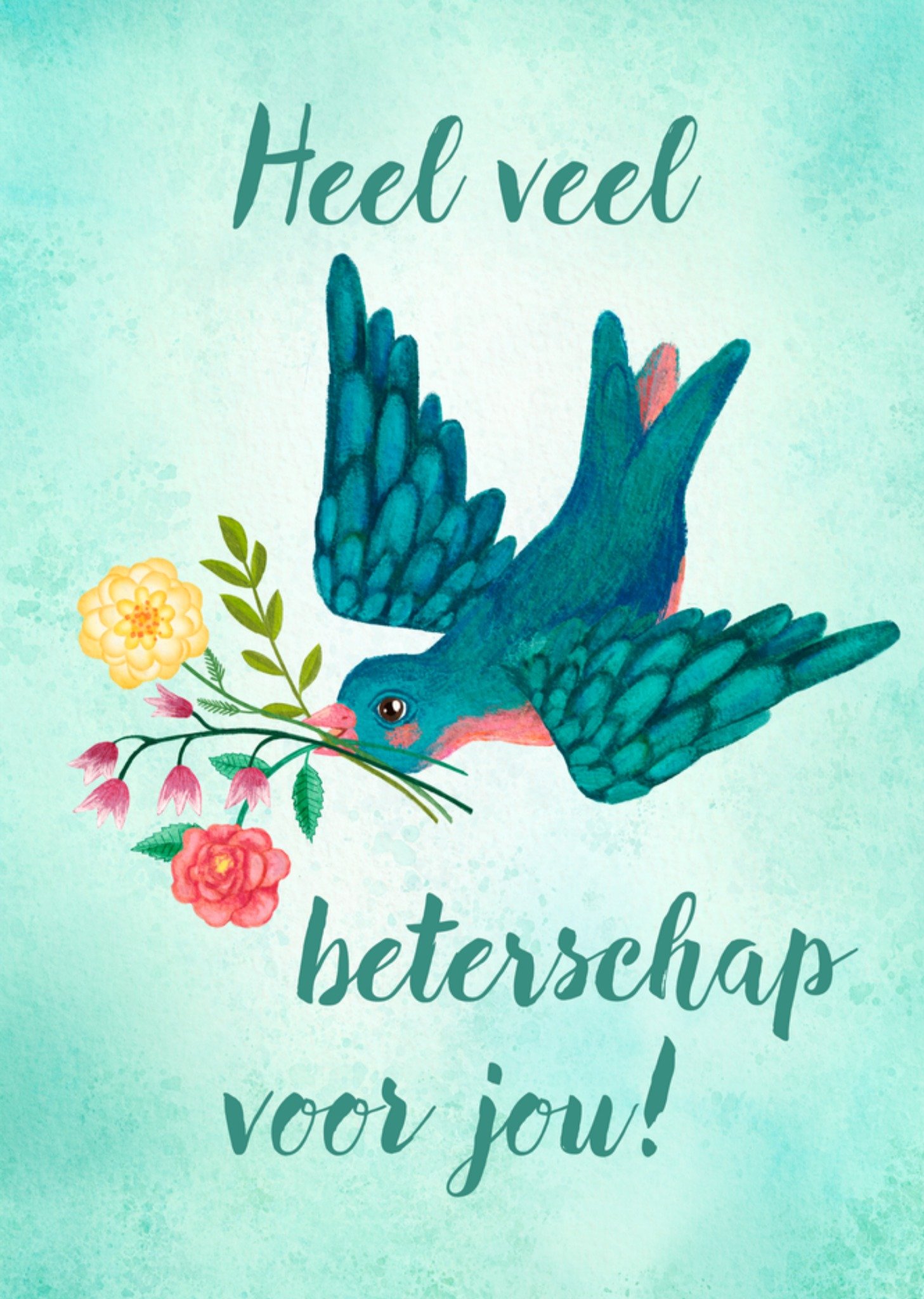 Beterschapskaart Vogel Kaart Petit Konijn