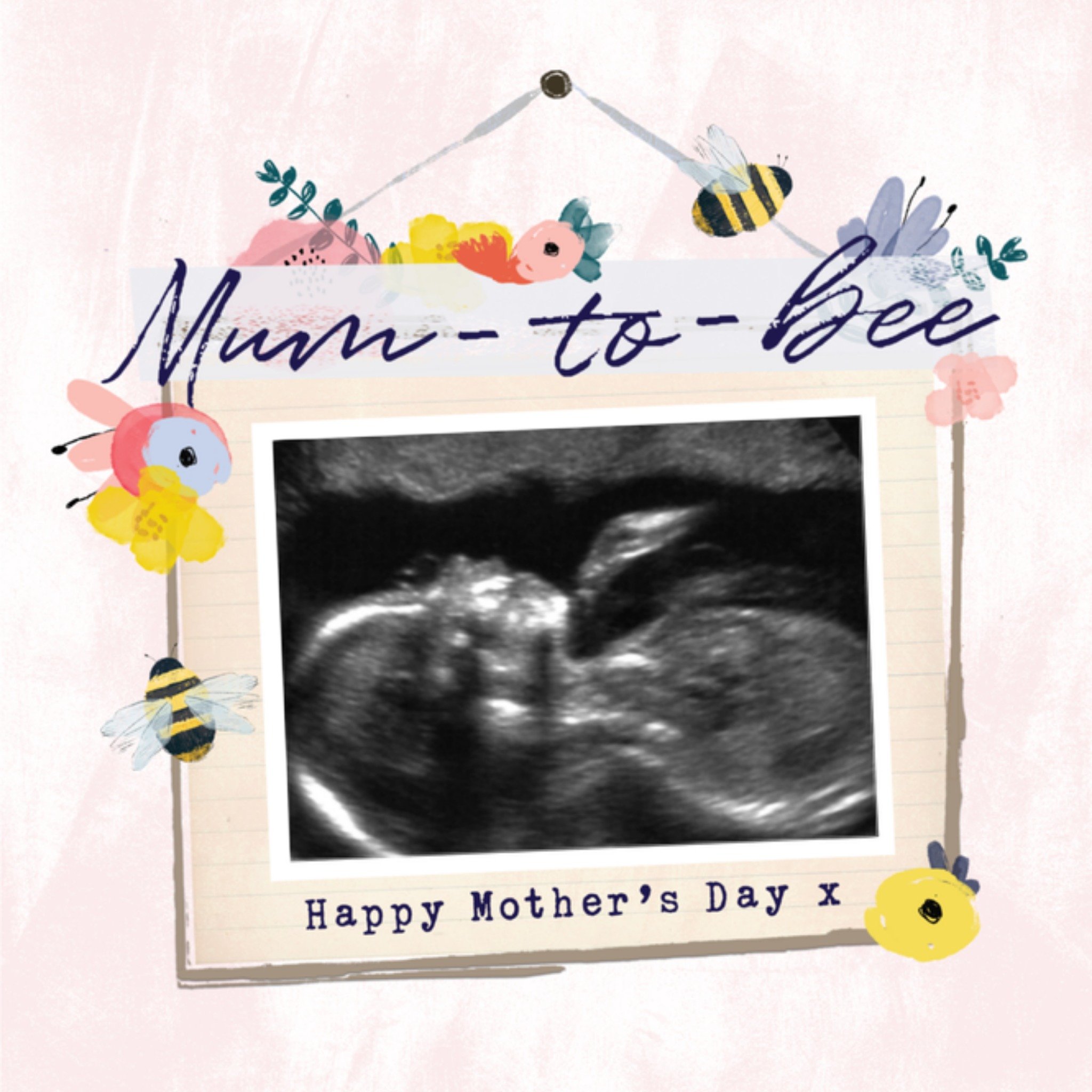 Greetz Moederdagkaart fotokaart mum to be Vierkant