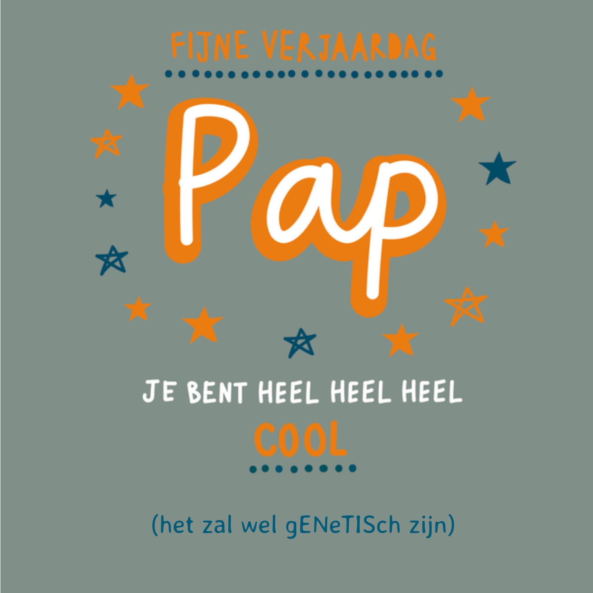 Verjaardagskaart vader Vierkante Kaart Paperlink