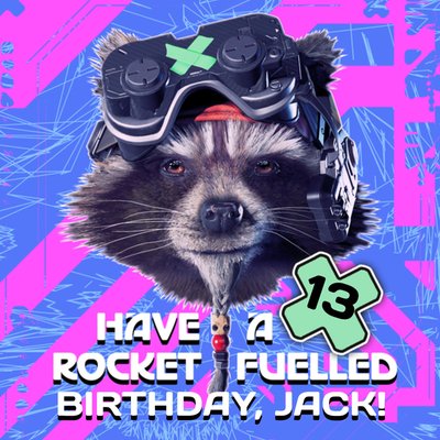 Guardians of the Galaxy | Rocket fuelled birthday | Met leeftijd en naam