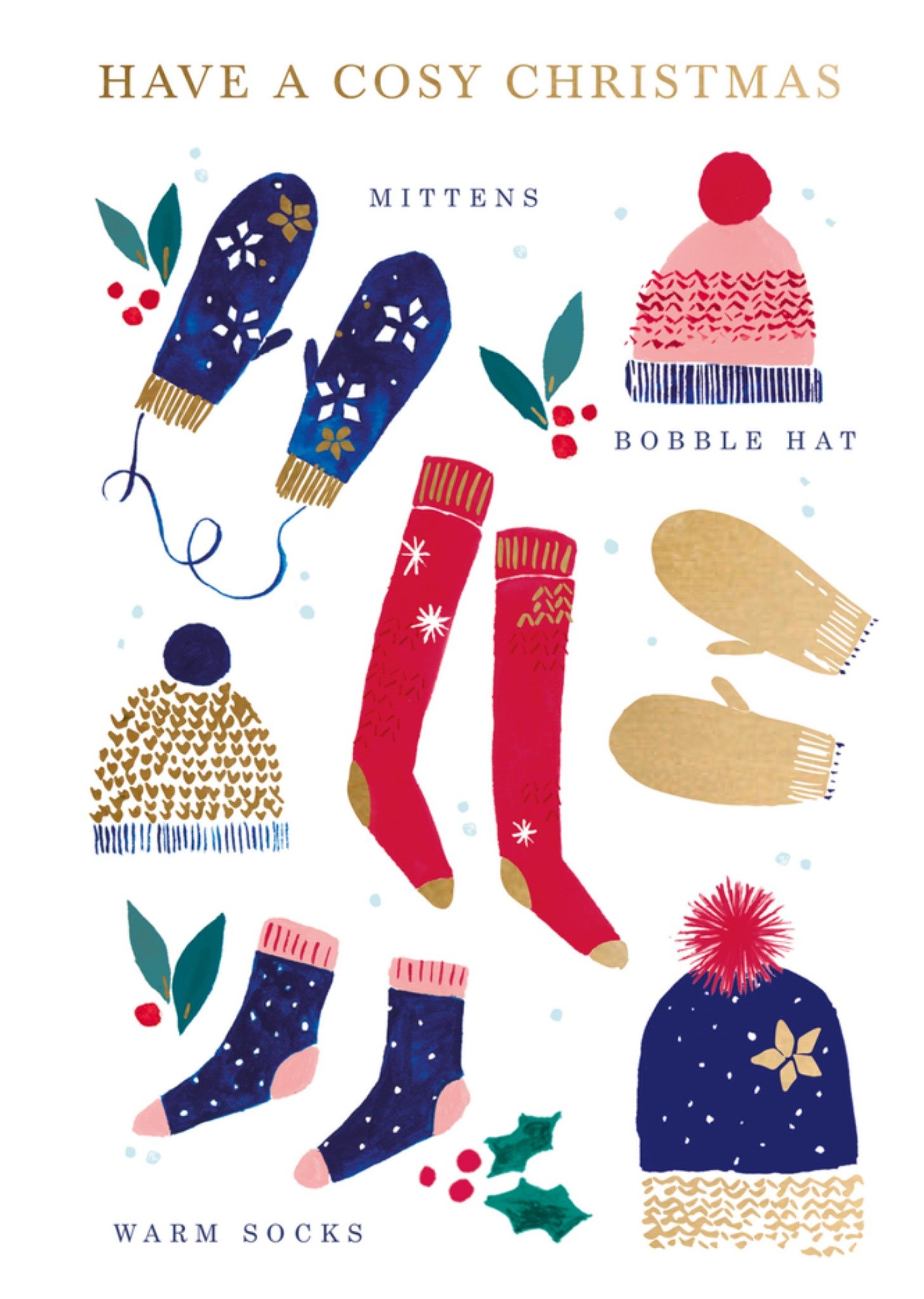 HotchPotch Kerstkaart Illustratie Standard Card