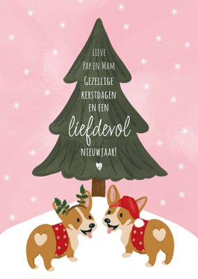 Tsjip | Kerstkaart | Ouders | Corgi