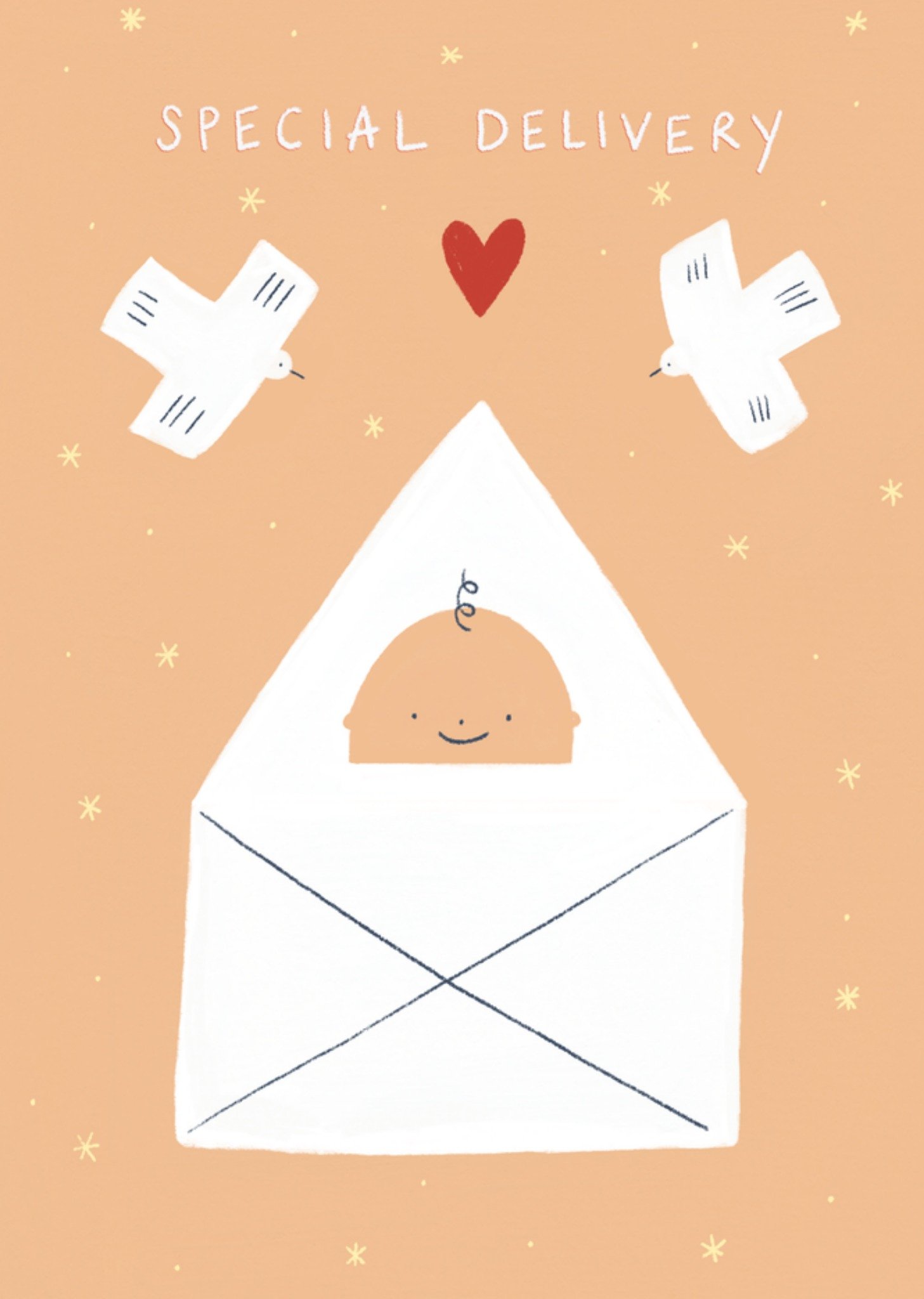 Greetz Jungle Studio Geboortekaart Special Delivery Standard Card