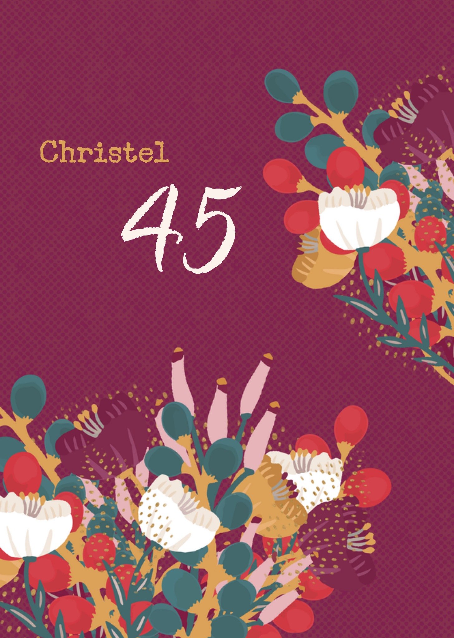 Verjaardagskaart Leeftijd aanpasbaar Kaart Greetz