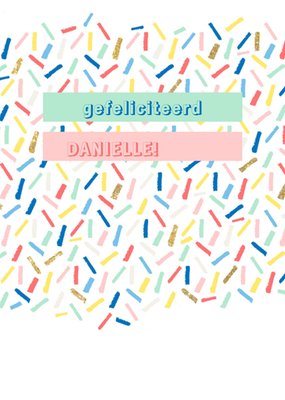 Greetz | Felicitatiekaart | met aanpasbare naam