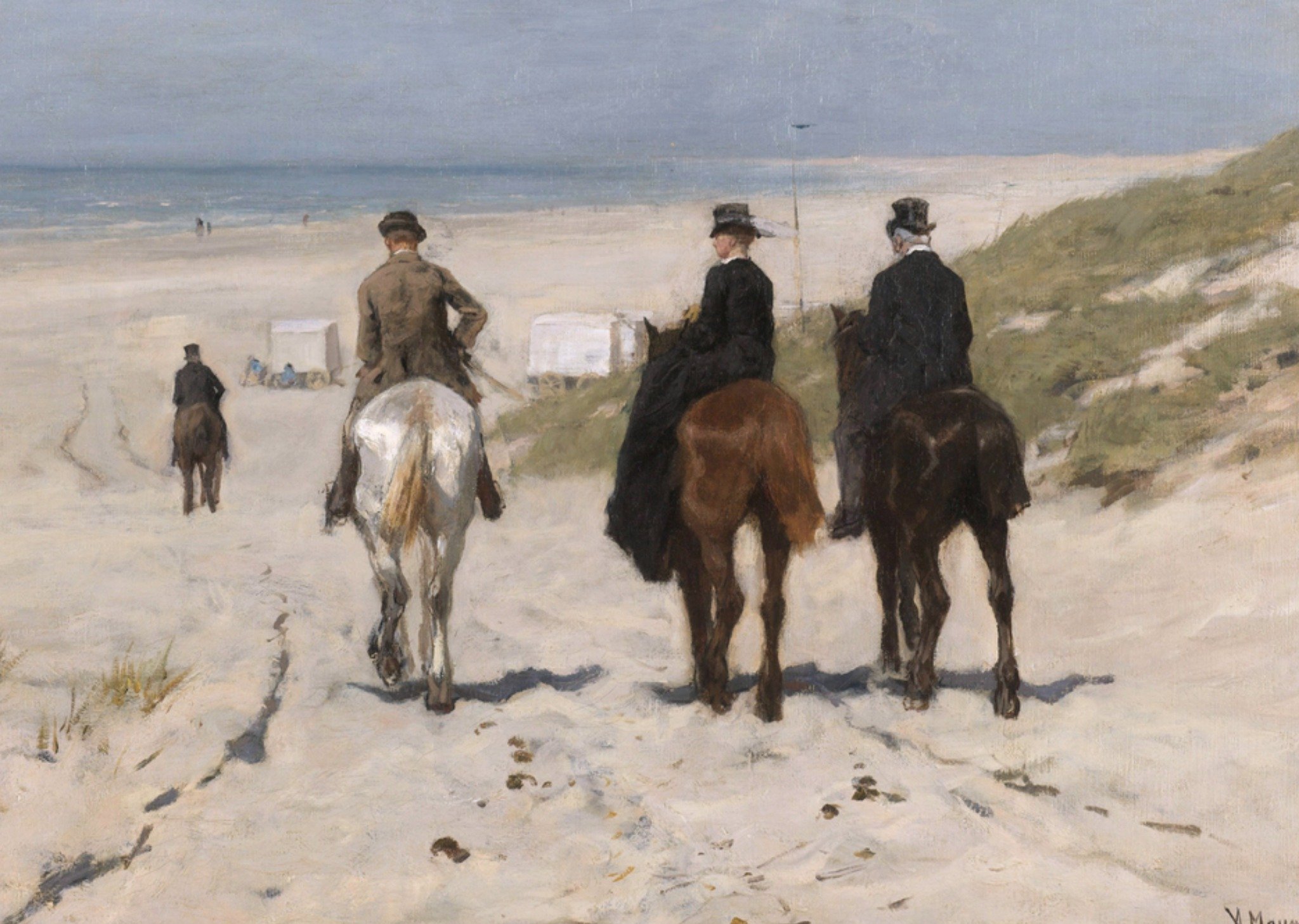 Kunstkaart morgenrit Kaart Klaas de Jong