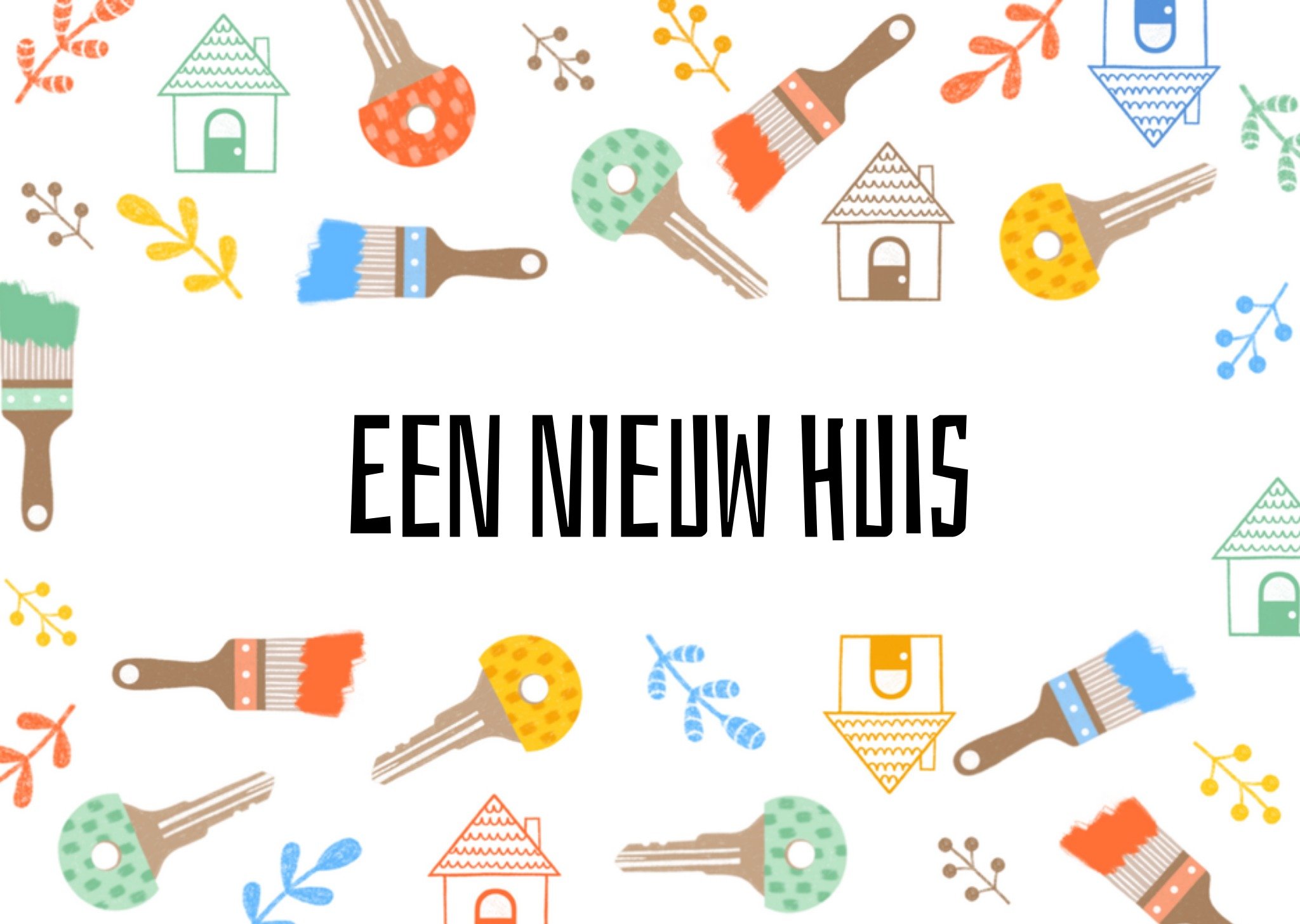 Nieuwe woning kaart Huis Kaart Marieke Witke