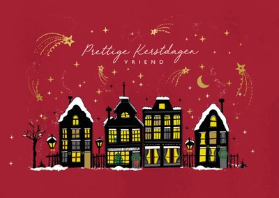 Paperclip | Kerstkaart | Huisjes