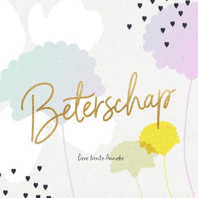 Luckz | Beterschapskaart | Beterschap lieve tante