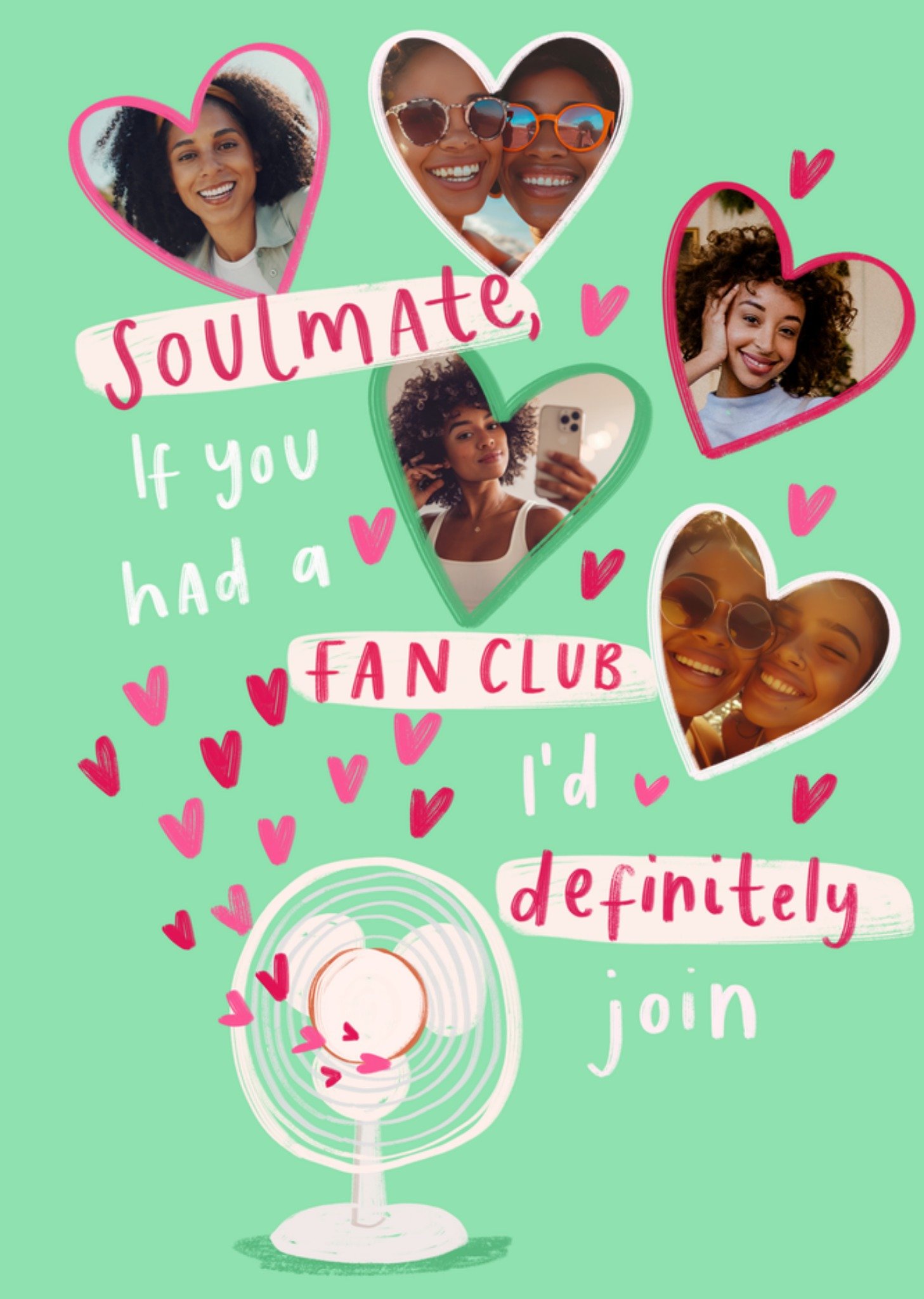 Valentijnskaart Soulmate Fan Club Met fotos Kaart Greetz