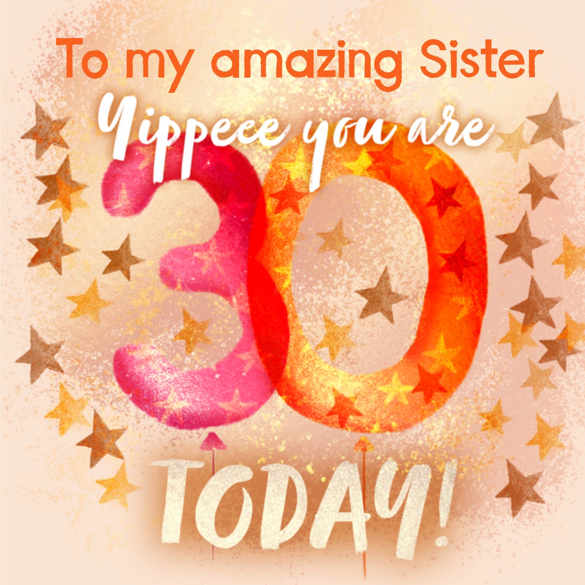 Greetz Verjaardagskaart Amazing sister Vierkant