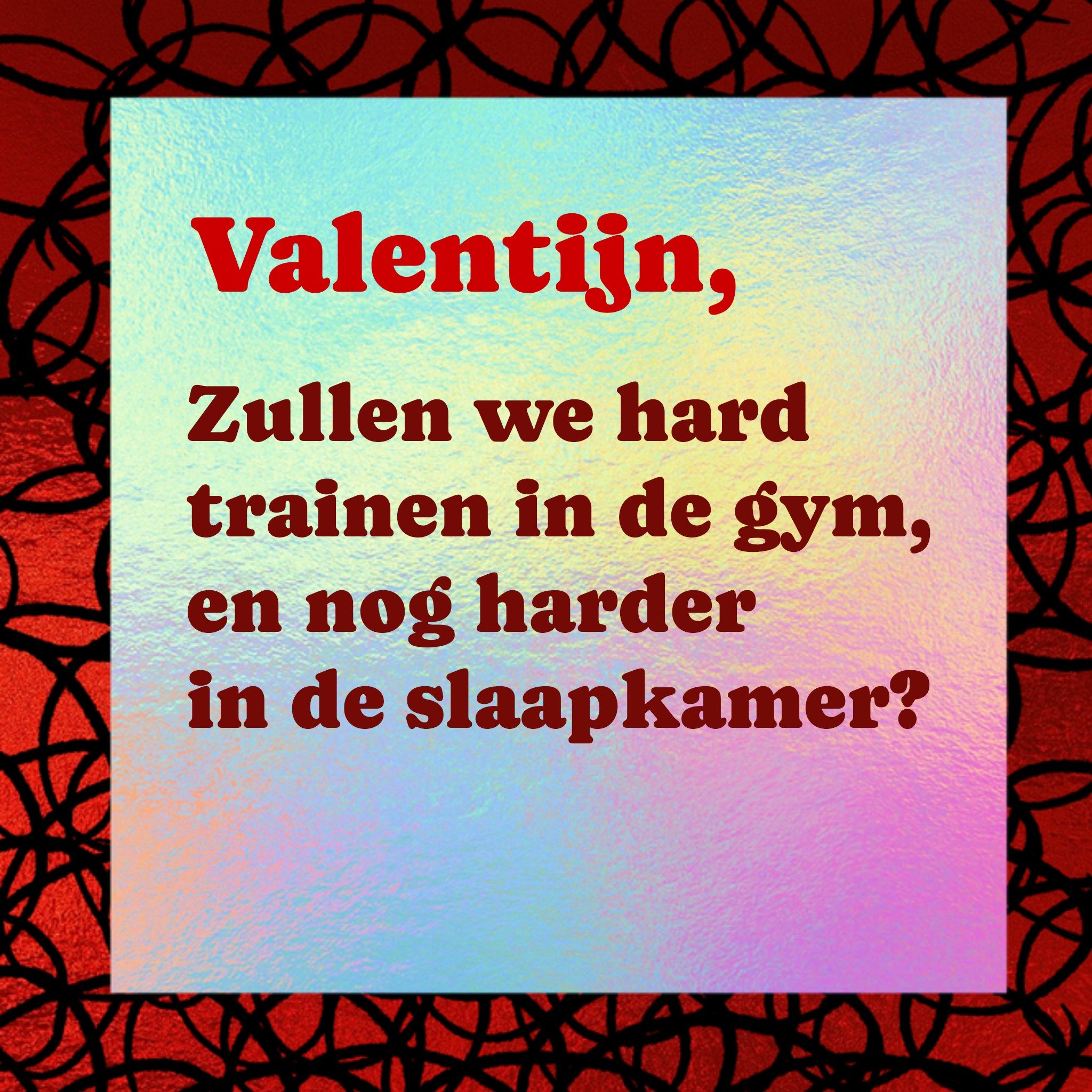 Valentijnskaart Rude Gym And Bedroom Workout Poem Vierkante Kaart Greetz