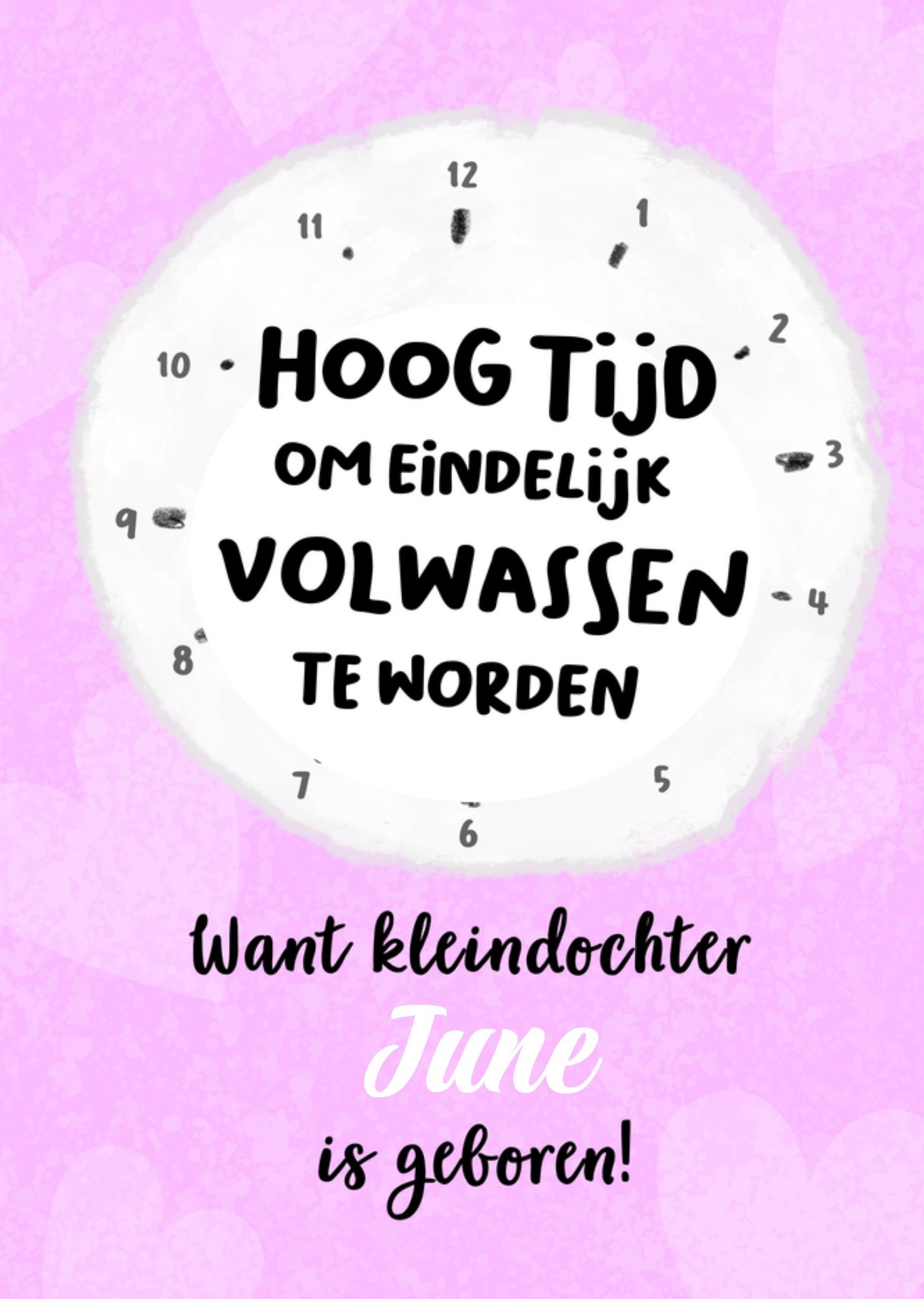 Geboortekaart Kleindochter Kaart Liefs Jansje