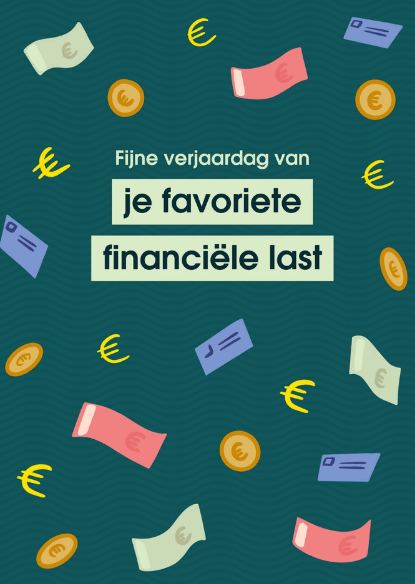 Verjaardag Geld Kaart Greetz