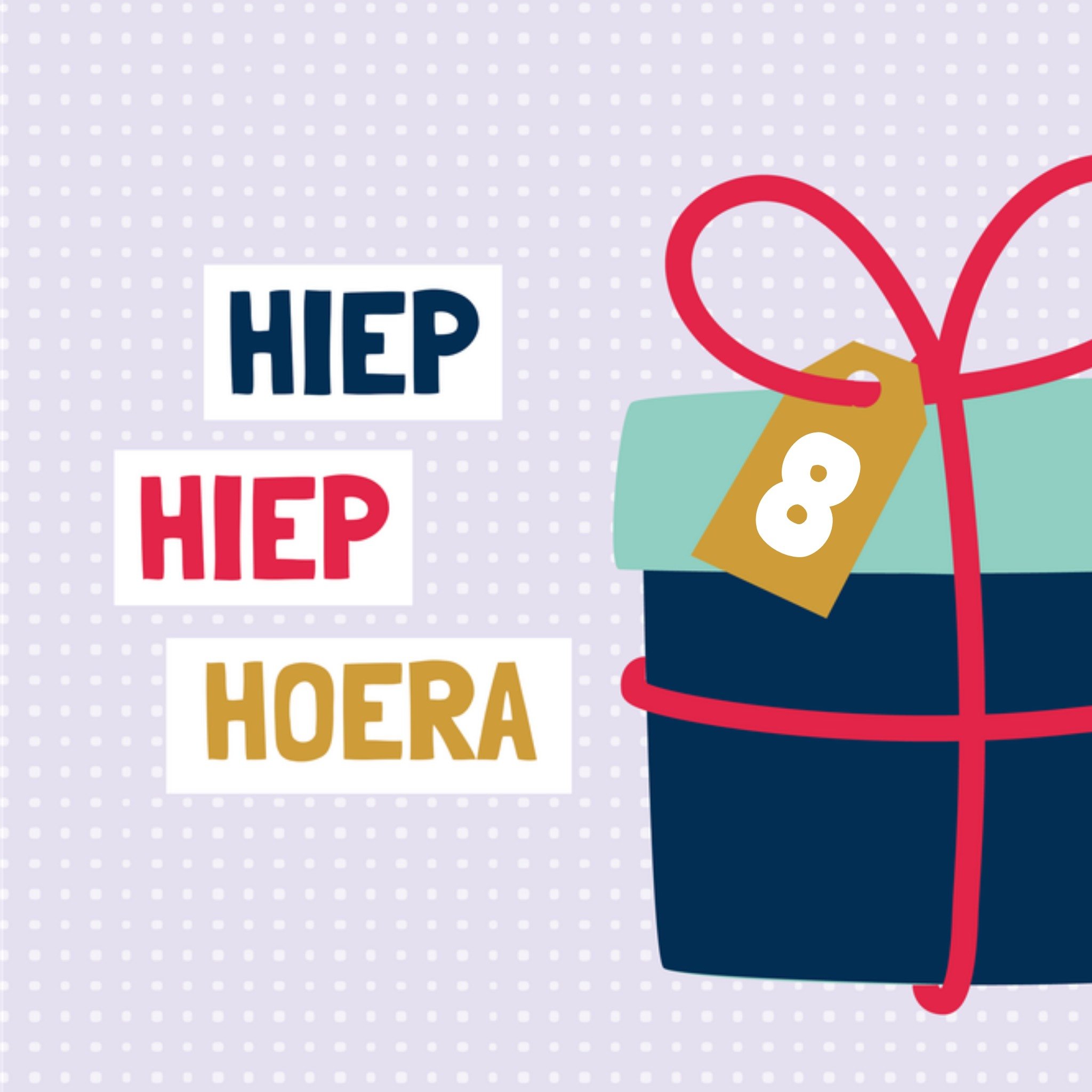 Greetz Verjaardagskaart Cadeautje Met leeftijd Vierkant