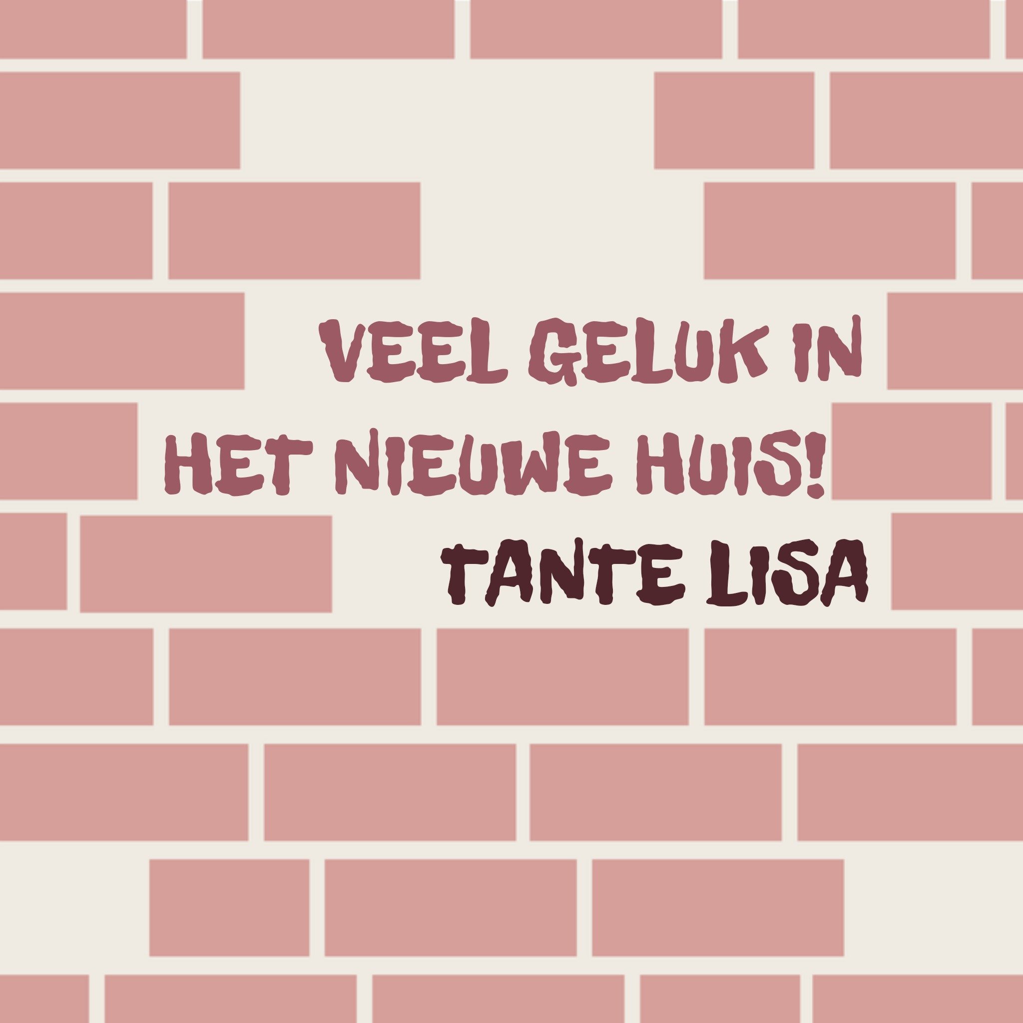 Greetz Verhuiskaart Tante Vierkant