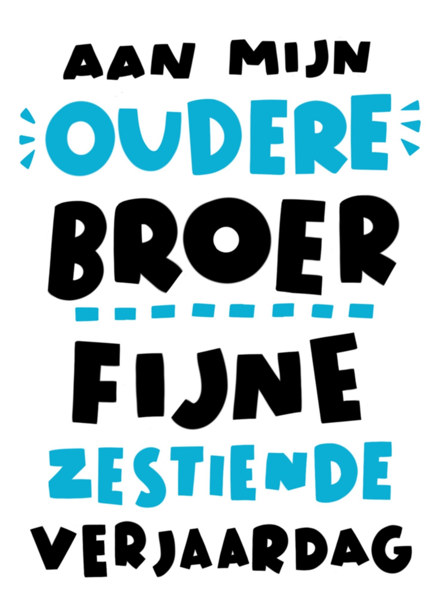 Verjaardagskaart zestiende verjaardag Greetz