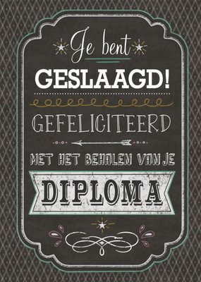 TMS | Geslaagd kaart | diploma