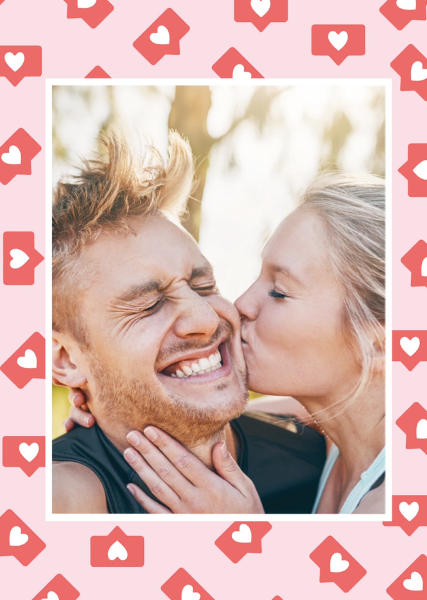 Valentijnskaart Met foto Like Kaart Greetz