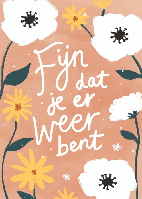 Greetz | Welkomt huis kaart | Bloemen