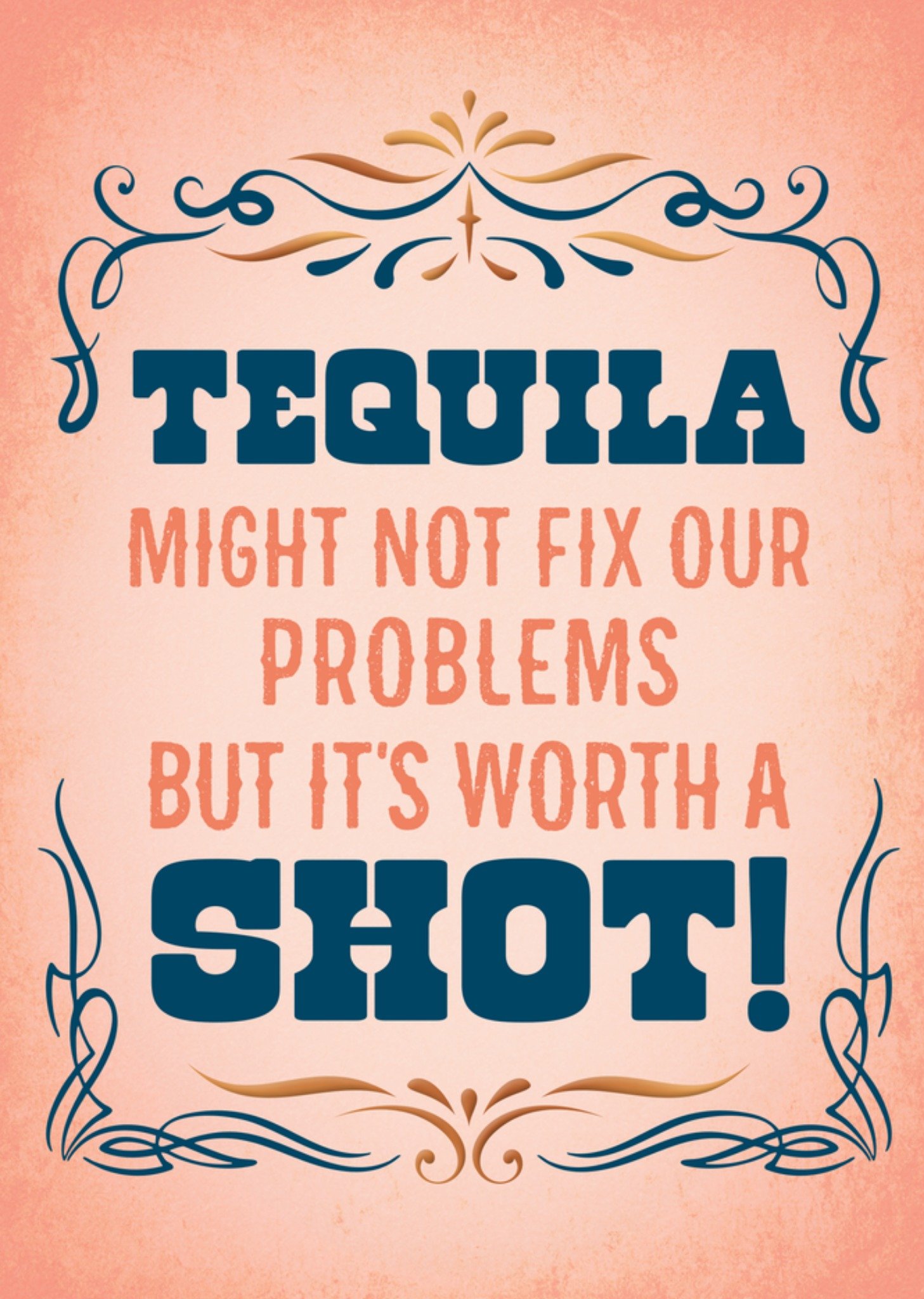 Verjaardagskaart Tequila Kaart Pigment