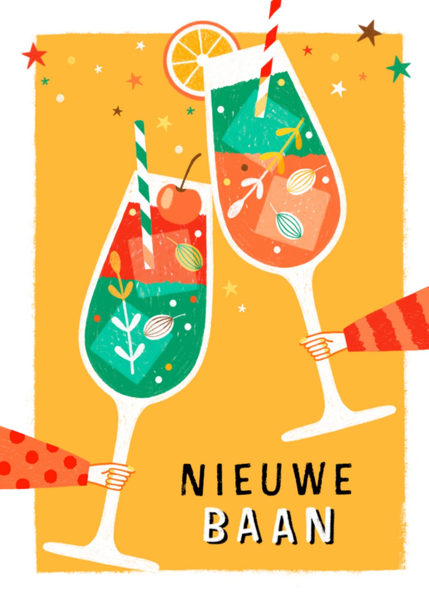 Nieuwe baan kaart Zoon Kaart Marieke Witke