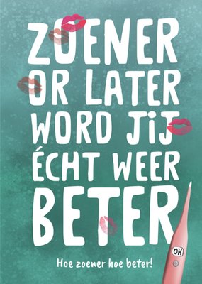 Patricia Hooning | Beterschapskaart | Kusjes