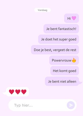 Greetz | Denken aan kaart | text message