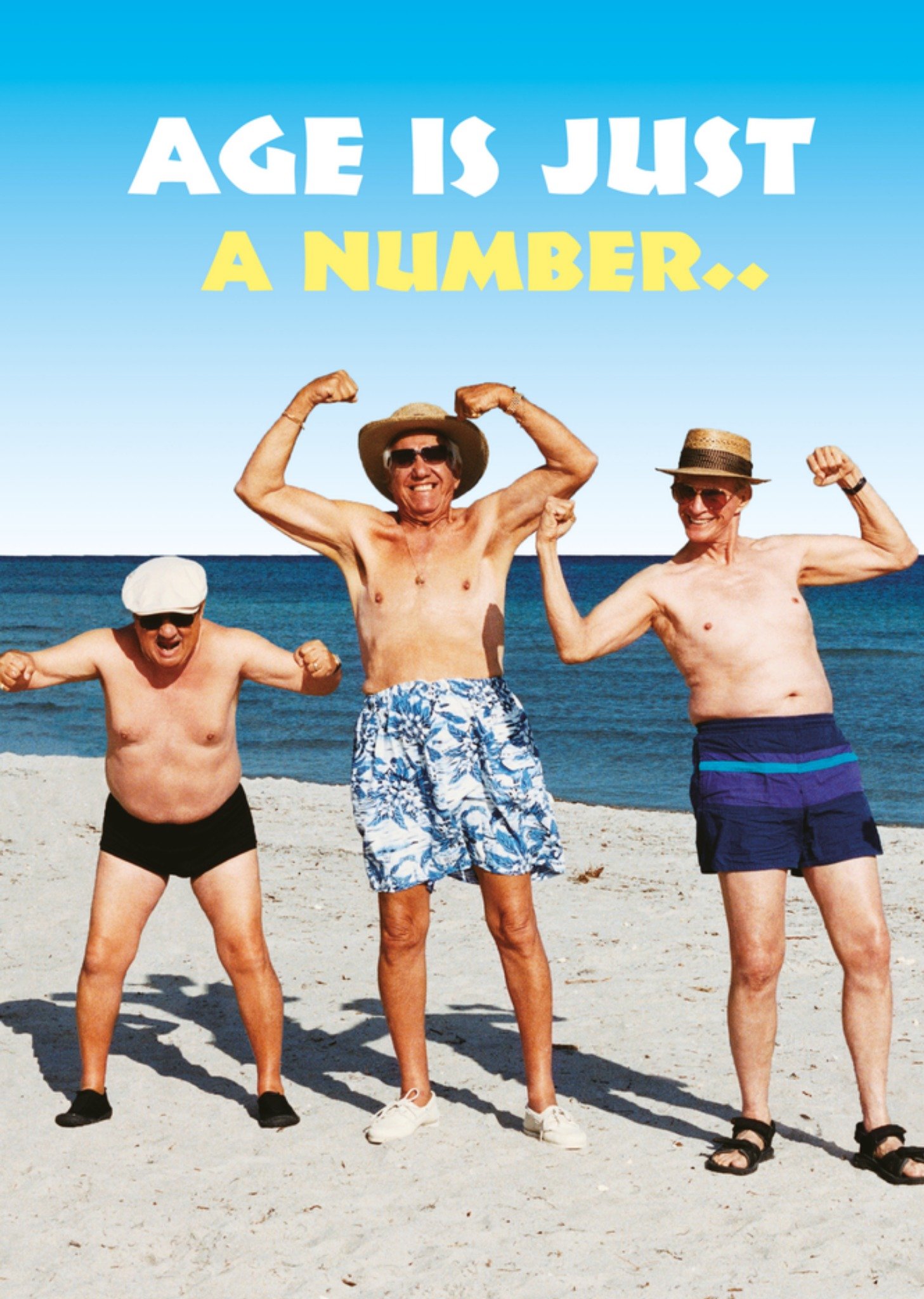 Verjaardagskaart age is just a number Kaart TMS