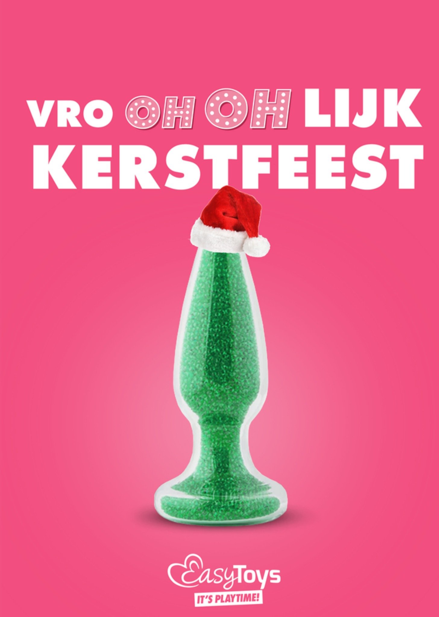 EasyToys Kerstkaart Vro oh oh lijk Kerstfeest Easytoys