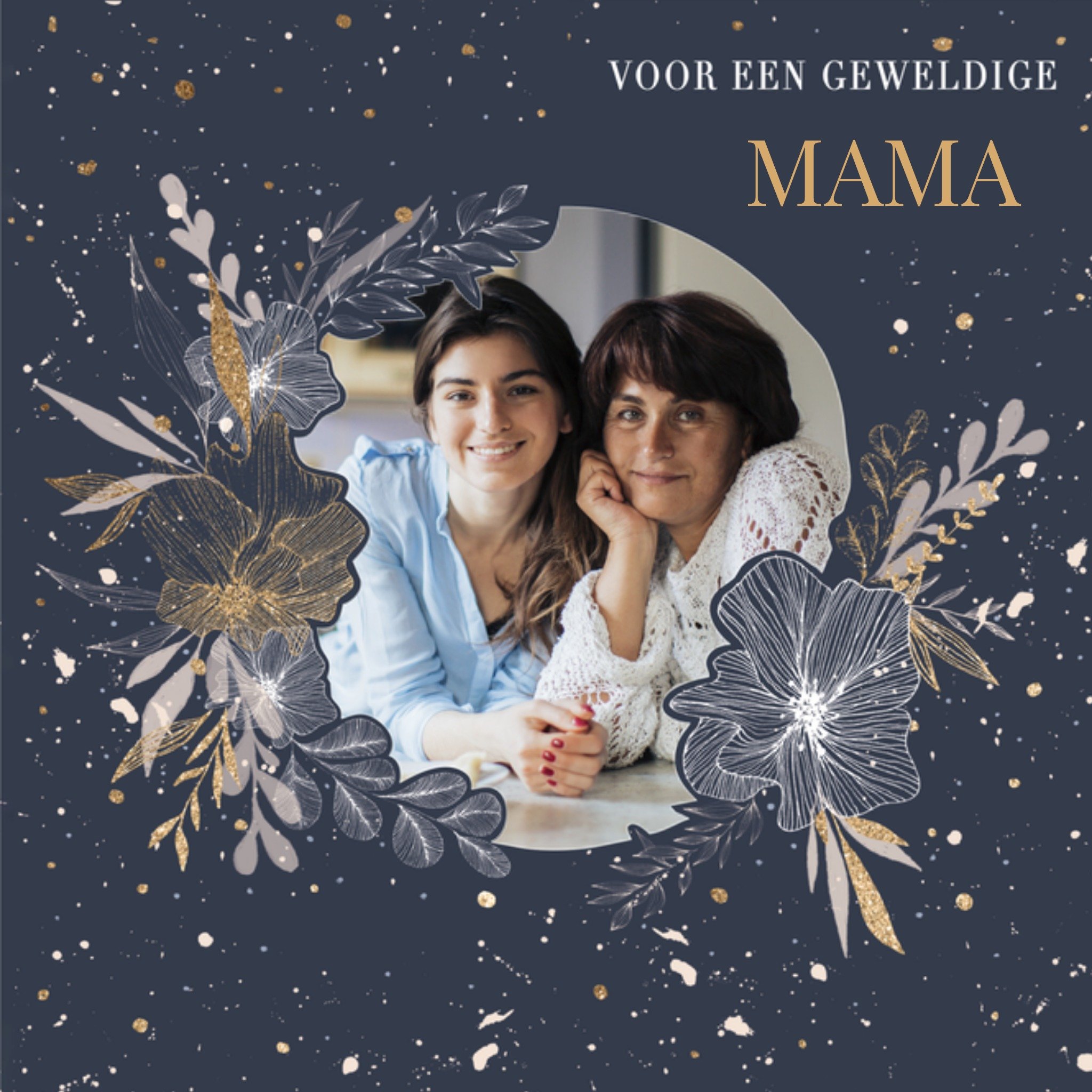 Verjaardag Bloemen Moeder Vierkante Kaart UK Greetings