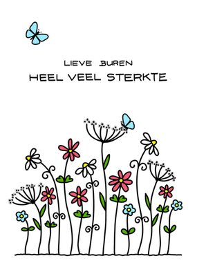 YH Tekent | Sterkte kaart | Bloemen | Buren