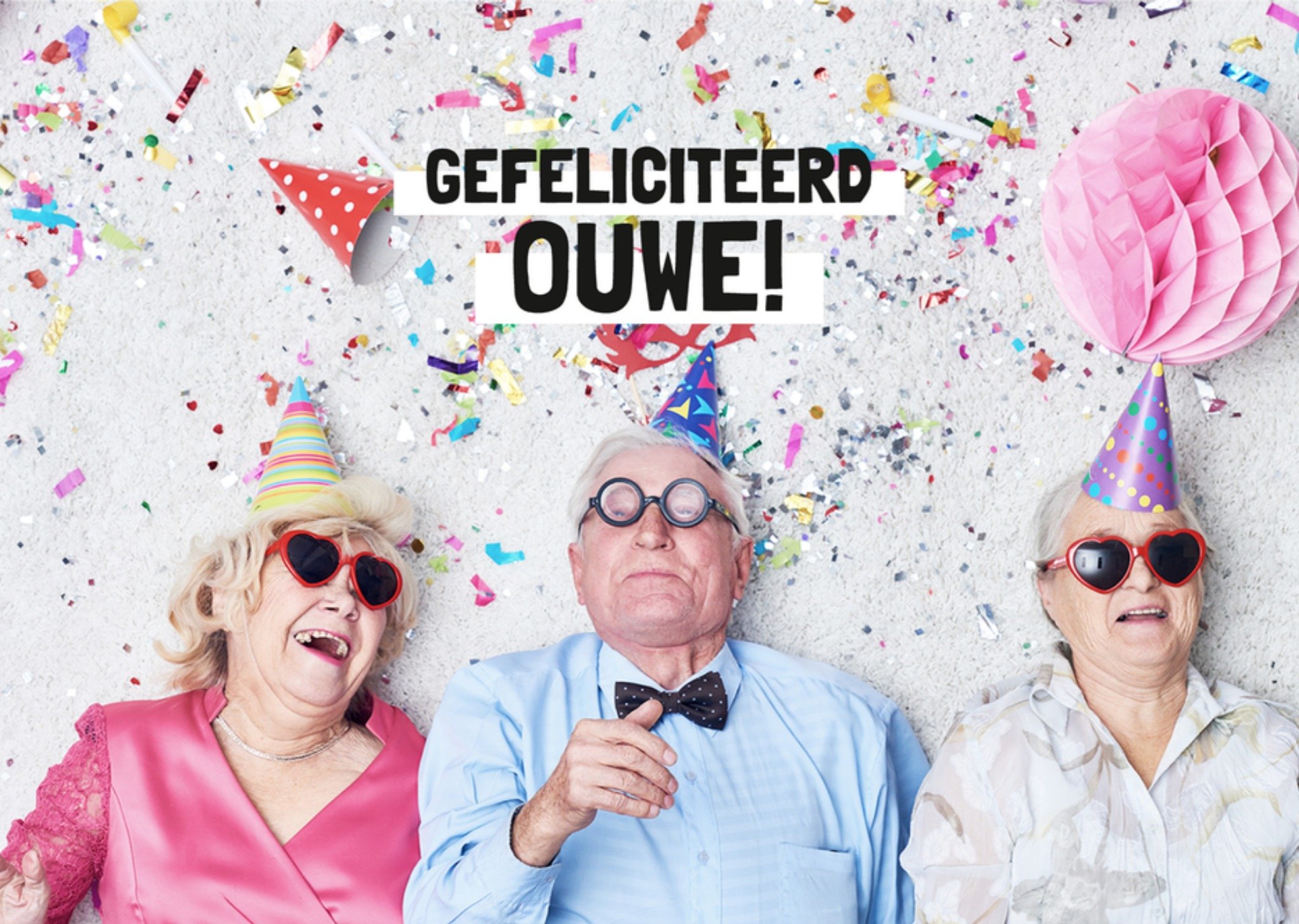 TMS Verjaardagskaart Gefeliciteerd Ouwe! Standard Card