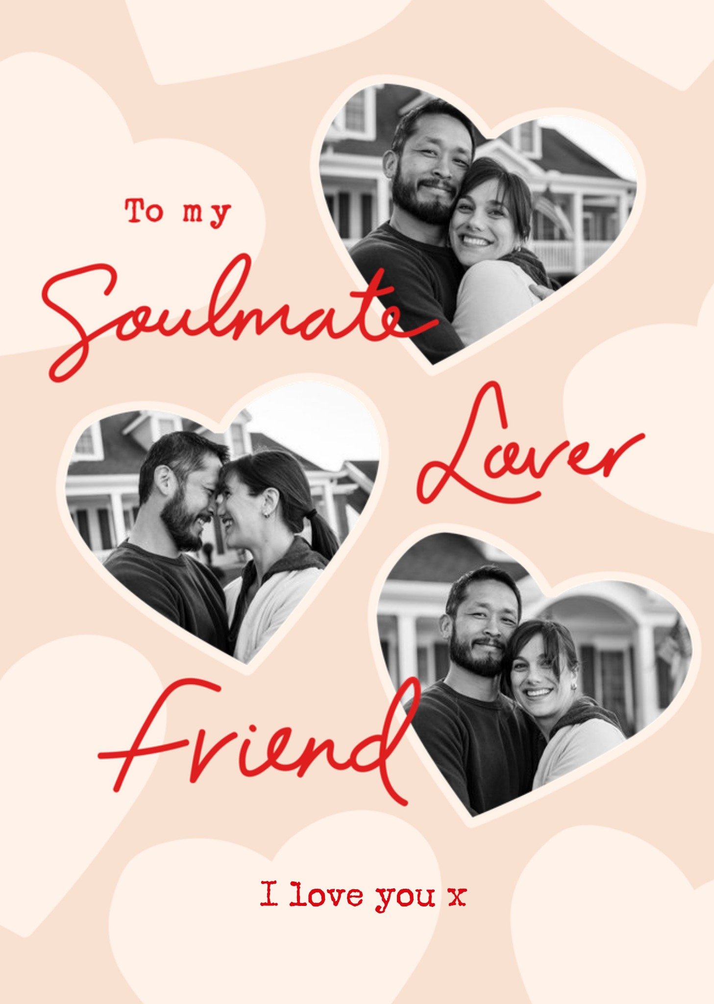 Greetz Valentijnskaart To My Soulmate Standard Card