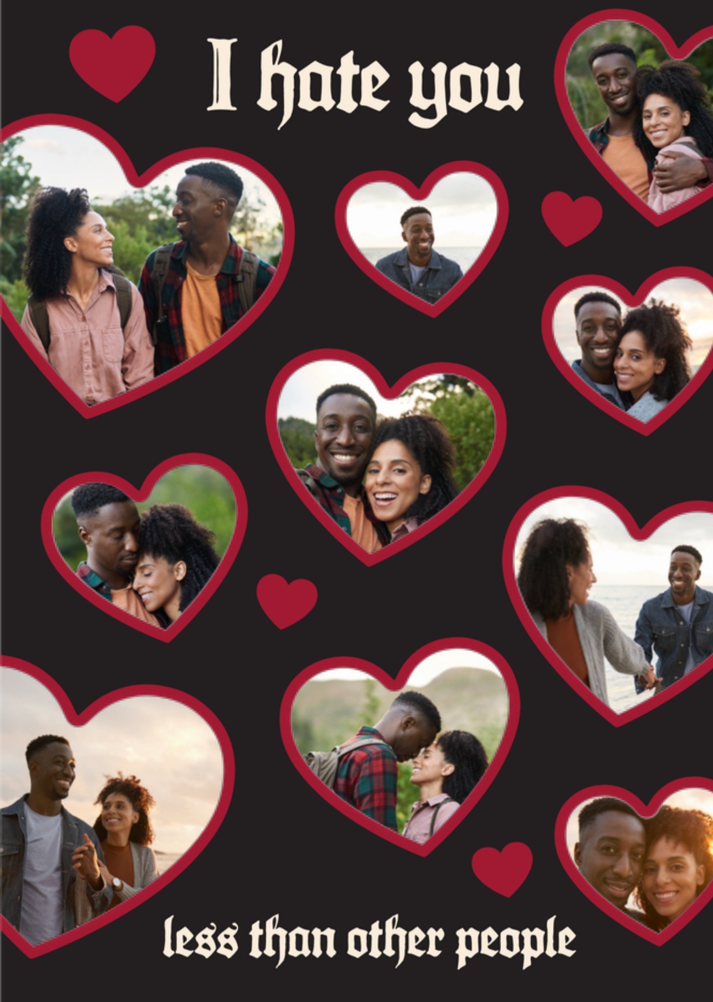 Valentijnskaart kaart Gotisch Greetz