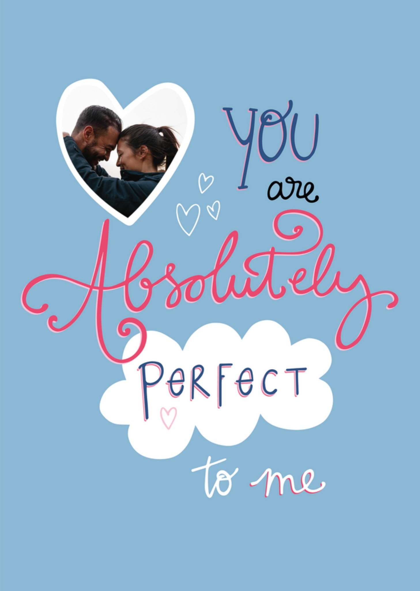 Valentijnskaart you are absolutely perfect to me Kaart Funny Side Up