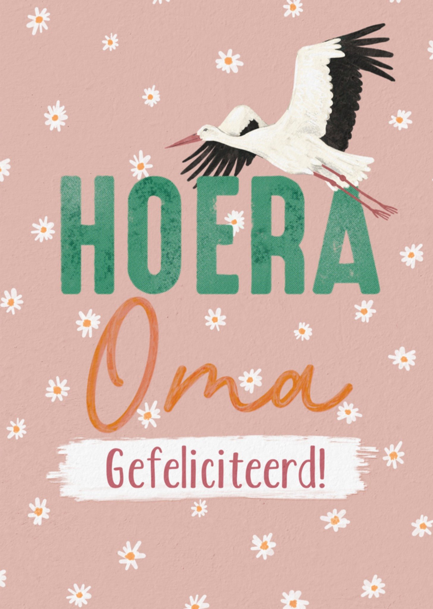 Geboortekaart Oma Kaart Petit Konijn