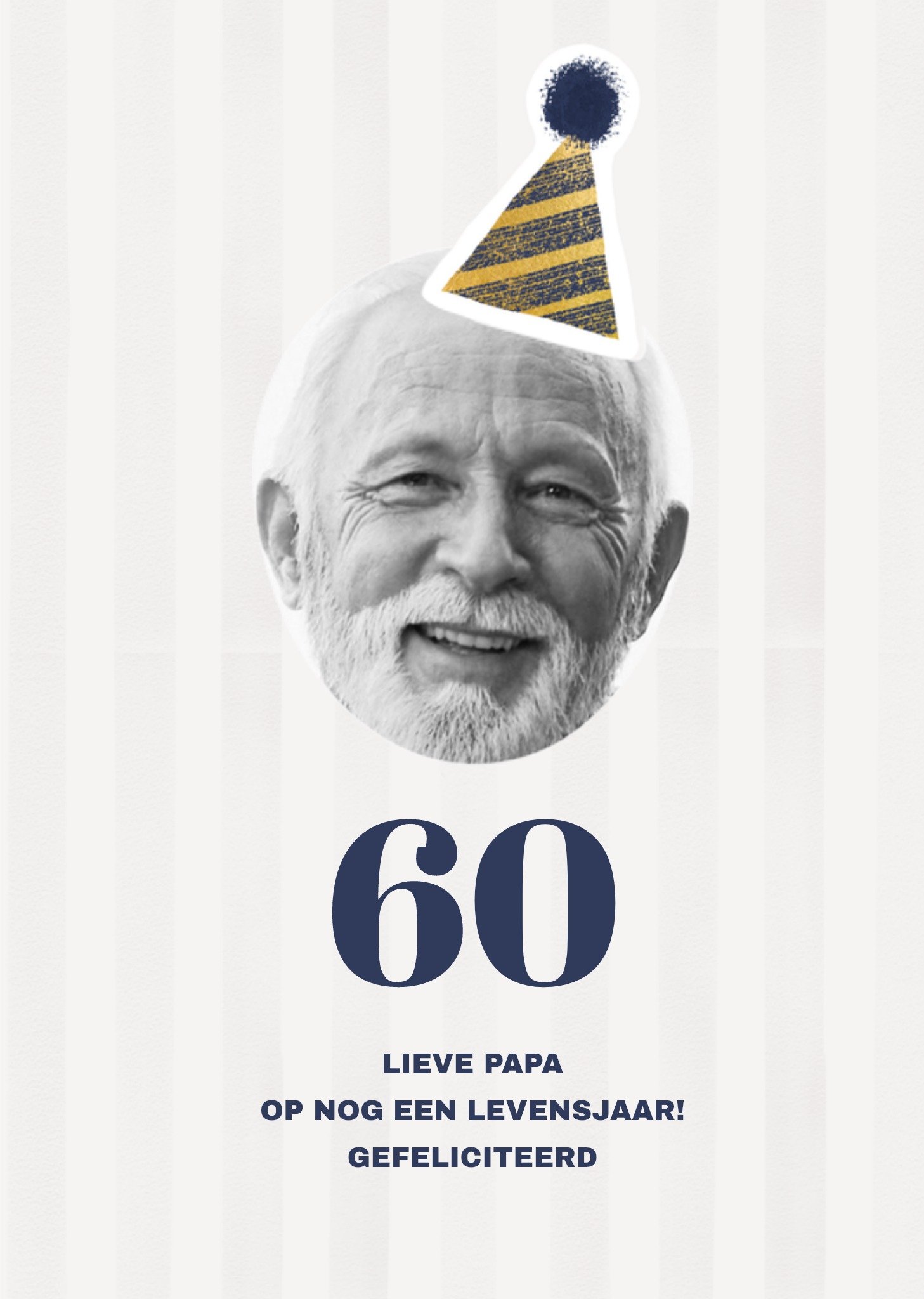 Verjaardagskaart Feesthoedje Met foto en leeftijd Greetz