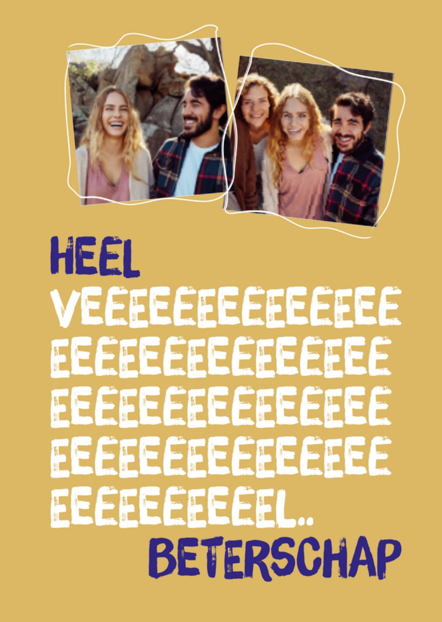 Beterschapskaart Veeeeeel beterschap Greetz