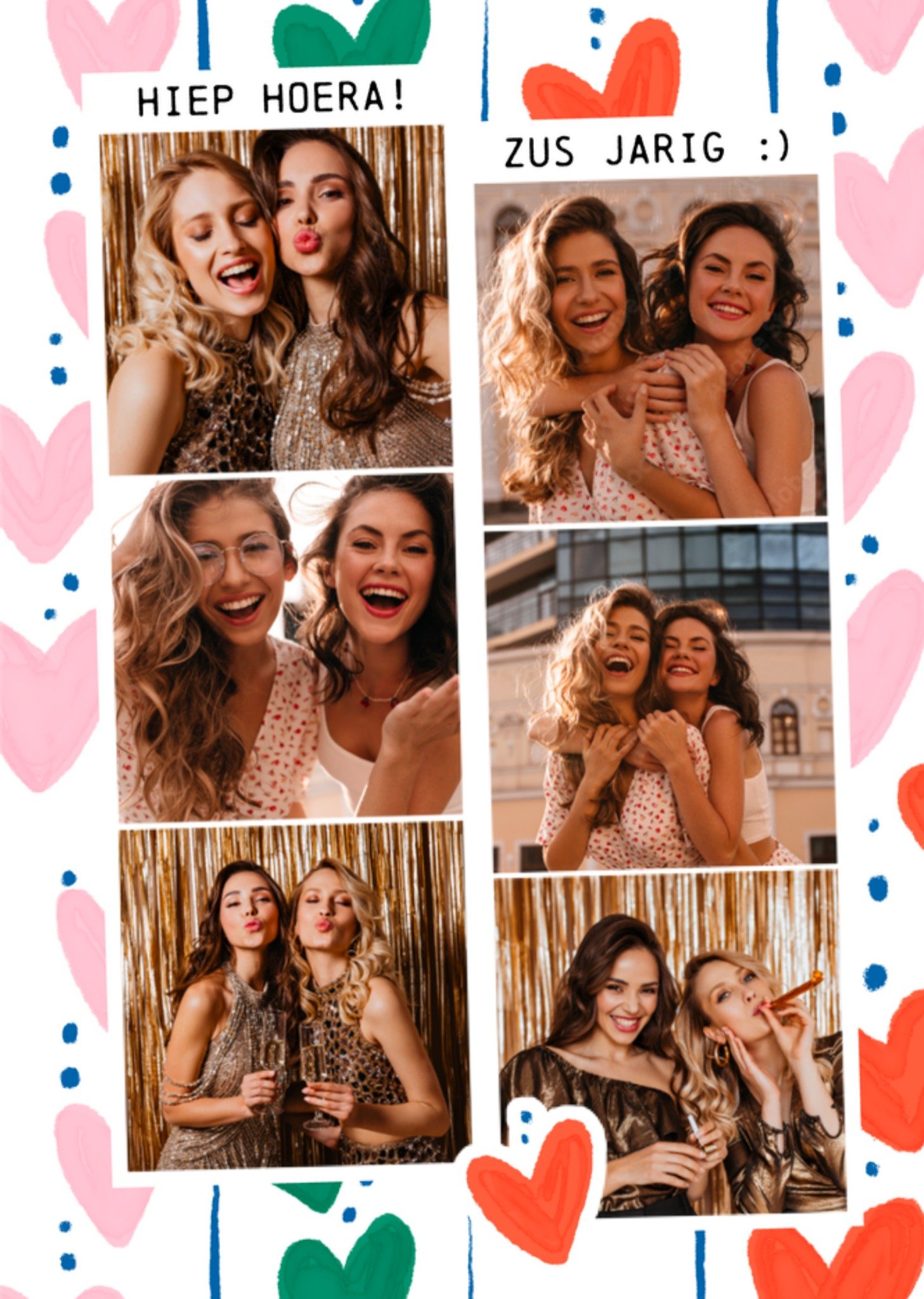 Verjaardagskaart Fotos Hartjes Kaart Greetz