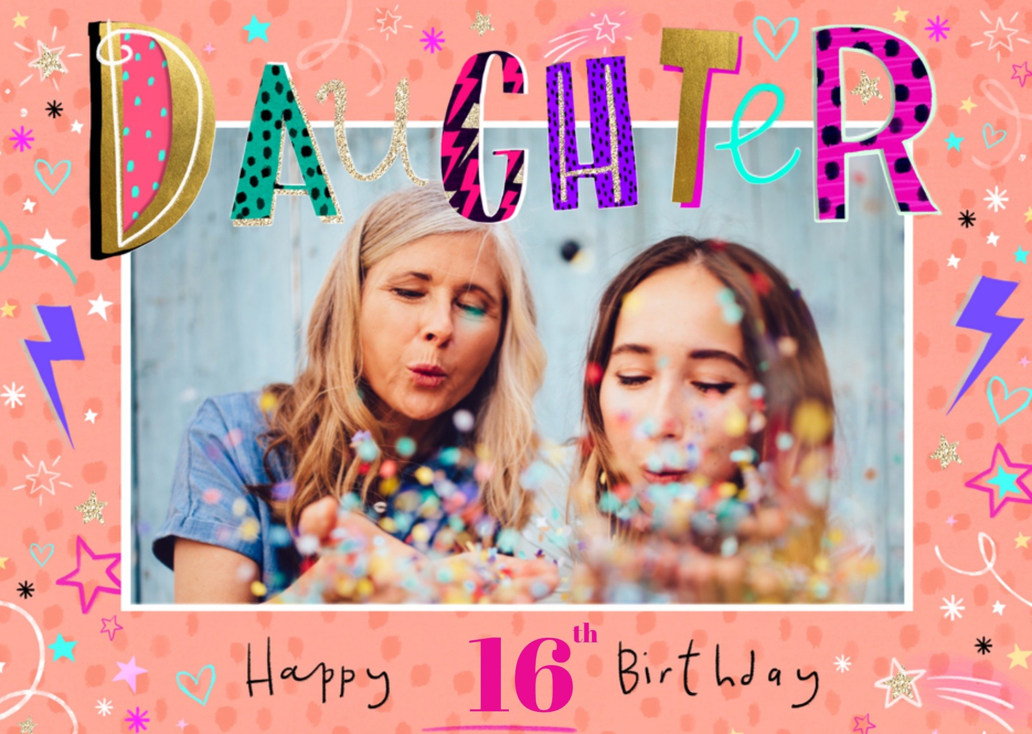 Greetz Verjaardagskaart Happy 16th birthday Standard Card