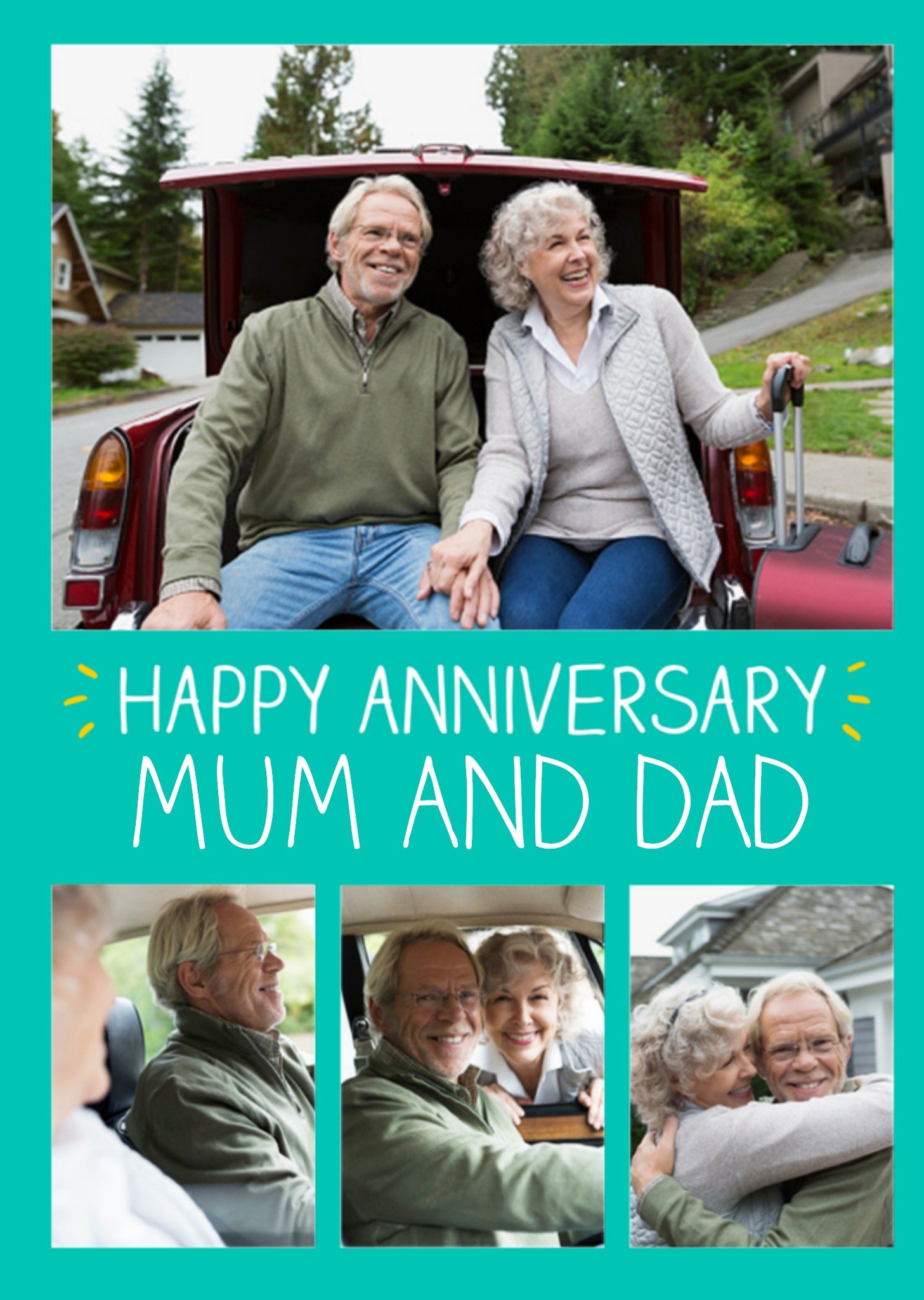 Jubileum Ouders Foto Kaart Happy Jackson