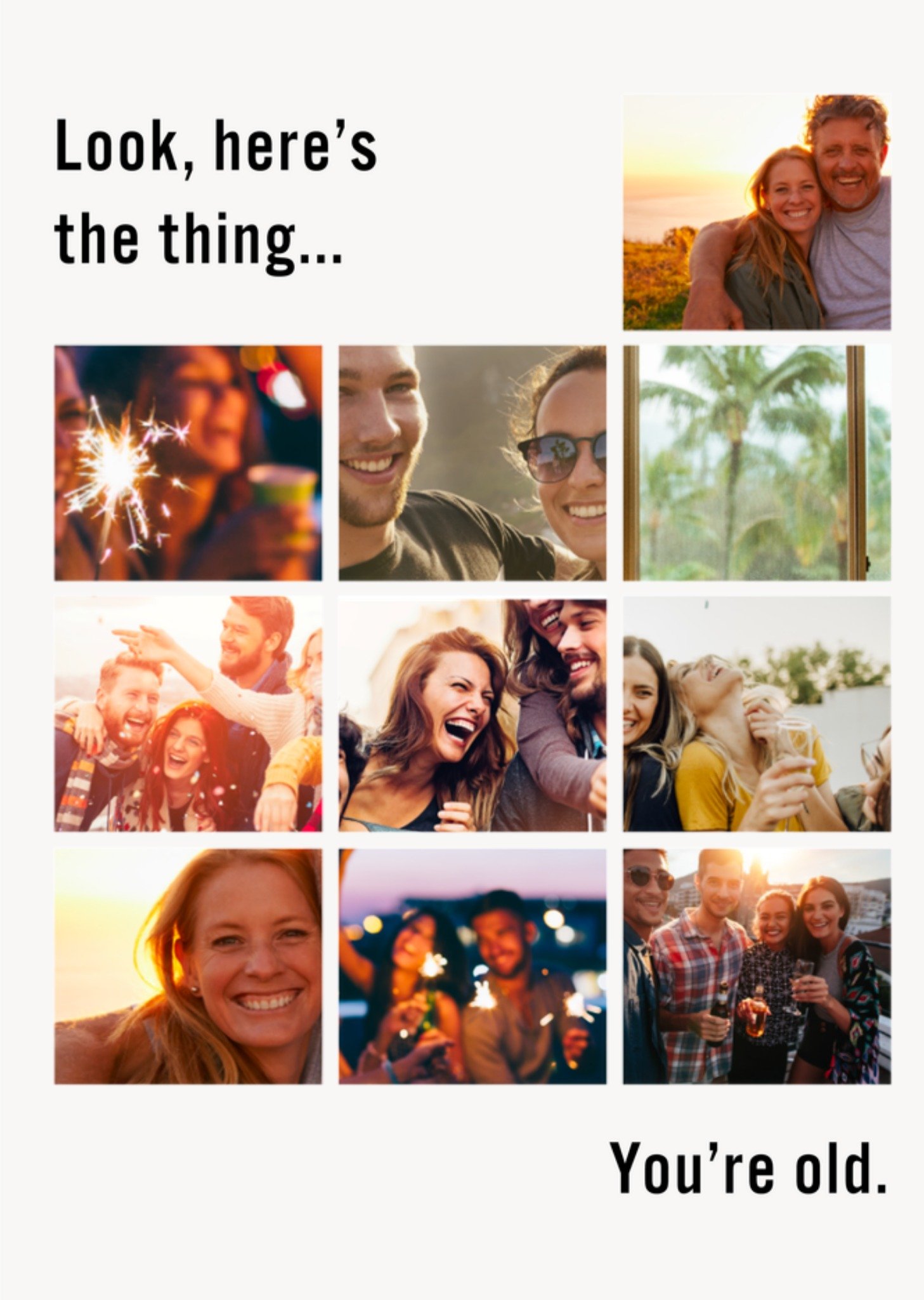 Verjaardagskaart Met fotos You